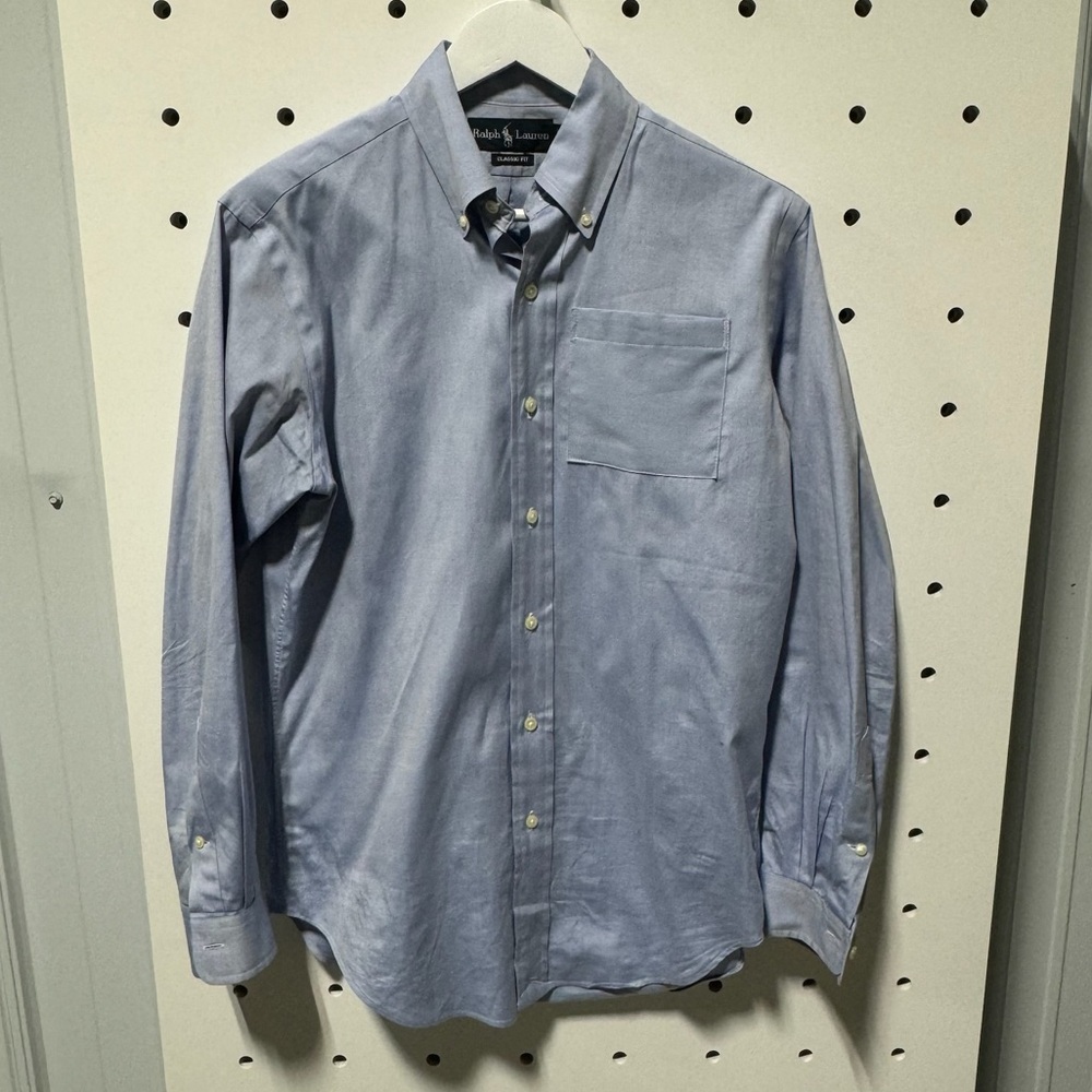 Ralph Lauren Men's Long Sleeve Casual Button Down Shirt in Classic Fit Size 32